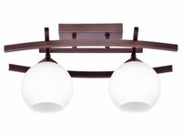 HESTIA 2371/Z-B-2/KB Brązowa lampa wisząca - Nowoczesna, 2xE27