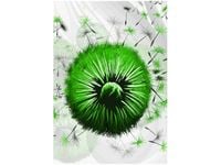 100 70CM OBRAZ PŁÓTNO ZIELONE DMUCHAWCE 4 PŁÓTNO RAMA