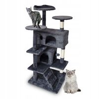 DRAPAK DLA KOTA DRZEWO WIEŻA LEGOWISKO DOMEK 7 POZIOMÓW DUŻY STABILNY