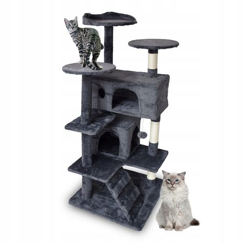 DRAPAK DLA KOTA DRZEWO WIEŻA LEGOWISKO DOMEK 7 POZIOMÓW DUŻY STABILNY na Arena.pl