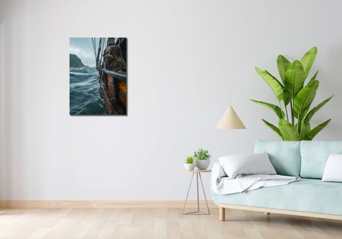 Obraz 50x70cm Statek na Falach na Arena.pl