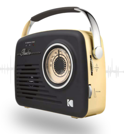 Retro Radio RR-7302 Bluetooth AUX USB AM FM Styl Vintage Przenośne Czarne na Arena.pl