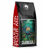 Kawa ziarnista 1KG OLOMEGA ARABICA 100% Świeżo Palona Blue Orca + GRATIS