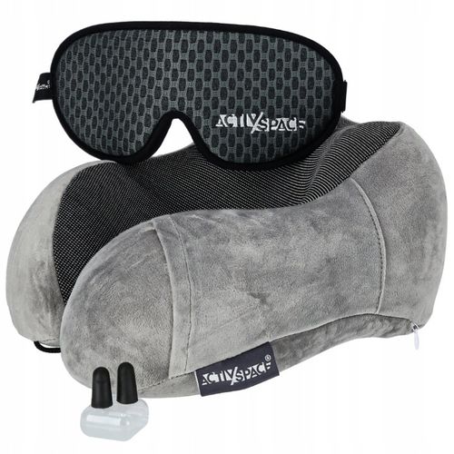 PODUSZKA PODRÓŻNA TURYSTYCZNA ROGAL NA SZYJĘ ZAGŁÓWEK DO SAMOCHODU + OPASKA na Arena.pl