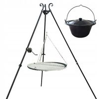 GRILL TRÓJNÓG RUSZT 60CM KOCIOŁEK WĘGIERSKI GARNEK