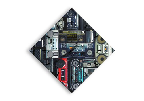 Zegar Ścienny - Technika Magnetofon - 60X60 Cm - C3Ad60X60-3875 na Arena.pl