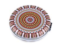 Lusterko kieszonkowe Mandala eko skórka