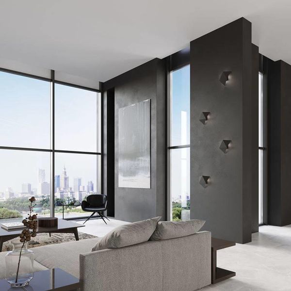 Kinkiet LAMPA ścienna SL.0421 geometryczna OPRAWA metalowa czarna zdjęcie 5