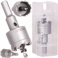 OTWORNICA WIDIOWA KORONKA WIERTŁO DO METALU ALUMINIUM DREWNA 32MM WĘGLIK