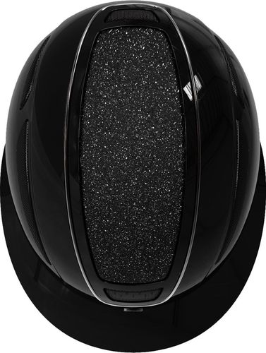 Kask jeździecki Elite Polo, lakierowany czarny, 56-58 cm, Covalliero na Arena.pl