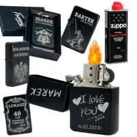 ZAPALNICZKA BENZYNOWA Z GRAWEREM PERSONALIZOWANA