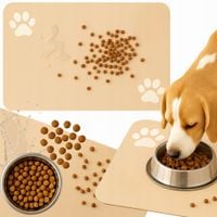 Podkładka Pod Miskę Psa Kota TSG-496 Wodoodporna Mata Silikonowa 40 x 30cm