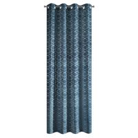Zasłona na przelotkach MANDI 135x250 granatowa + srebrna