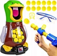 GŁODNA KACZKA STRZELANIE DO CELU PISTOLET KULKI ZABAWKA DLA DZIECI GRA