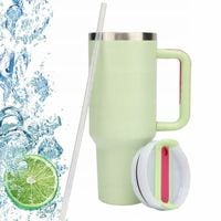 KUBEK TERMICZNY do kawy herbaty TERMOS szczelny ze słomką KAMILLE 1200ml