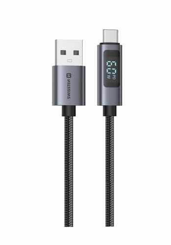 KABEL SWISSTEN LCD USB/USB-C 1m z wyświetlaczem na Arena.pl