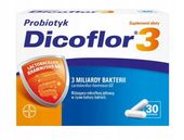 DICOFLOR 3 KAPSUŁKI DLA DZIECI PROBIOTYK 30 KAPS.