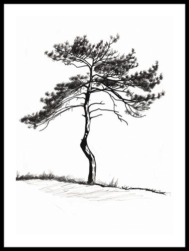 Plakat 39,5x55cm Samotna Sosna na Arena.pl