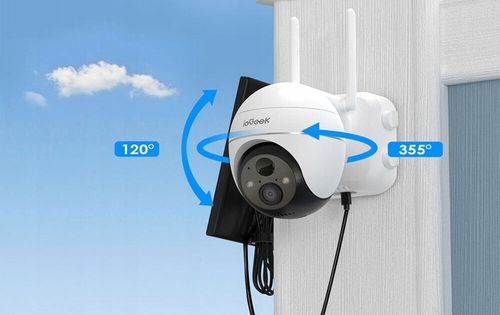 ZEWNĘTRZNA SOLARNA KAMERA OBROTOWA BATERIE WIFI 3MP 64GB Z PANELEM SOLARNYM na Arena.pl