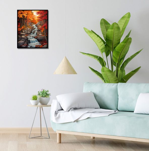 Plakat 40x50cm Jesienne Wodospady zdjęcie 4