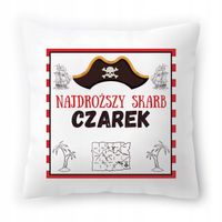 Poduszka Dla Czarka Na Urodziny Ze Zdjęciem Na Prezent Biała 40X40 Cm