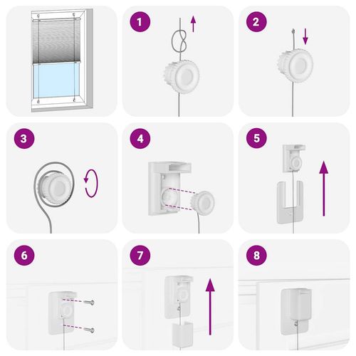 Roleta plisowana różowa 120x200 cm Szerokość tkaniny 119,4 cm na Arena.pl