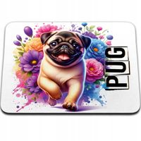 PODKŁADKA POD MYSZKĘ 36 x 29 - PIES PSY PIESEK RASA MOPS PUG
