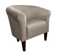 Fotel Milo nogi 20cm venge szary beż MG09