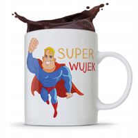 Kubek Prezent Dla Wujka Na Urodziny Super Wujek Z Nadrukiem Ze Zdjęciem