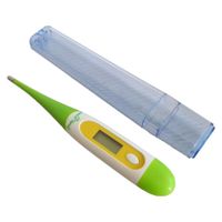 termometr lcd miękka elastyczna końcówka zielony