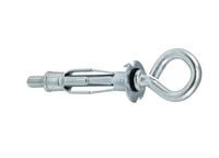 kołek stalowy molly hak oczkowy 4*38mm - 100 szt - kol sm4*38ho