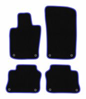 Dywaniki welurowe CARLUX-BLUE do Porsche Panamera 2009-2016, czarne