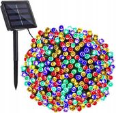 LAMPKI CHOINKOWE SOLARNE KOLOROWE ZEWNĘTRZNE GIRLANDA 200 LED ŚWIĄTECZNE