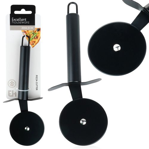 Nóż do pizzy stalowy czarny 20 cm na Arena.pl