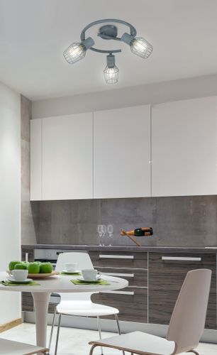 Viking spirala 3x40W E14 szary na Arena.pl