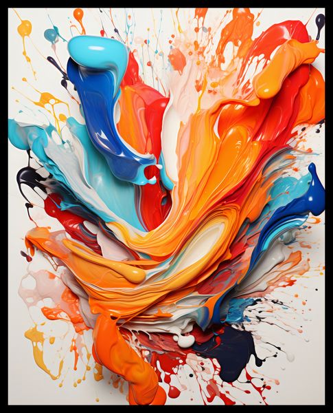 Plakat 40x50cm Taneczne Fale zdjęcie 2