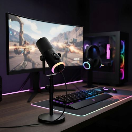 Mikrofon Mozos GM-ONE-BK dynamiczny mikrofon studyjny USB-C i XLR na Arena.pl