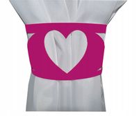 Ozdoba opaska ażur uchwyt do upięcia SERCE 9x41 cm