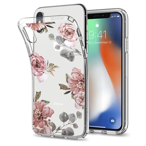 SPIGEN LIQUID CRYSTAL Apple iPhone X - AQUARELLE ROSE na Arena.pl
