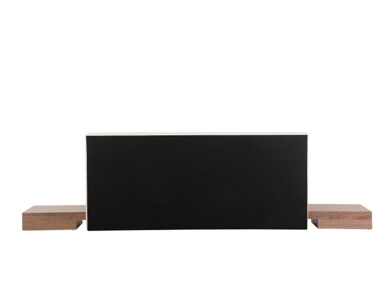 Łóżko 160 x 200 cm brązowe ZEN zdjęcie 4