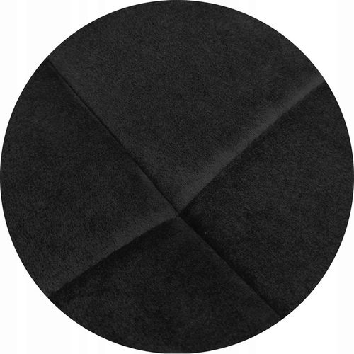 Hoker barowy czarny tapicerowany welur z oparciem regulowany glamour na Arena.pl