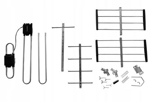 Antena do TV naziemnej DVB-T2 COMBO MUX-8 VHF/UHF zewnętrzna 4K LTE na Arena.pl