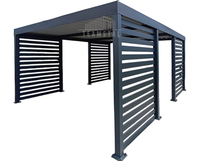 CarPort PREMIUM - wiata samochodowa 4x5  dodatkowa zabudowa TS1111