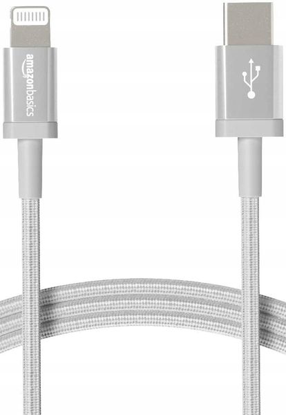 AMAZON BASICS KABEL USB-C NA LIGHTNING 6 FT 1,8 M zdjęcie 1