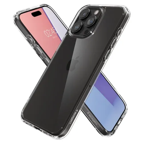 Etui Spigen Crystal Hybrid na iPhone 15 Pro Max - przezroczyste na Arena.pl