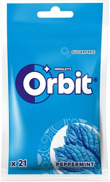 GUMA ORBIT PEPPERMINT 29G TOREBKA GUMA zdjęcie 1