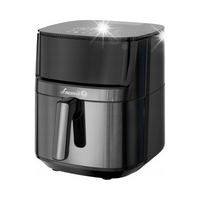 Frytkownica beztłuszczowa Łucznik AIR FRYER 1500W 6,5l Duża XL funkcja PARY