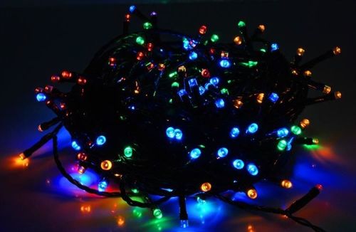 Lampki 200 LED solarne - multicolor na Arena.pl