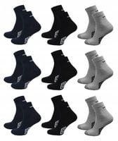 Skarpety Męskie UMBRO Zakostki Quarter 9 par Mix rozm. 43 - 46