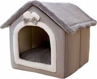 DOMEK BUDKA DLA PSA KOTA WYGODNE LEGOWISKO BUDA MIĘKKIE POSŁANIE ROZMIAR L